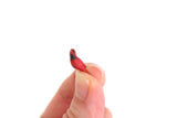 Vintage 1:12 Miniature Dollhouse Red Cardinal Bird Figurine