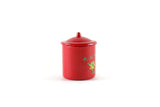 Vintage 1:12 Miniature Dollhouse Red Metal Canister