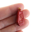 Vintage 1:12 Miniature Dollhouse Red Bottle of Poison