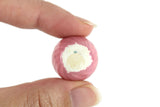 Vintage 1:12 Miniature Dollhouse Pink Porcelain Vase