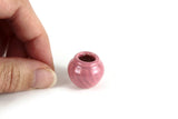 Vintage 1:12 Miniature Dollhouse Pink Porcelain Vase