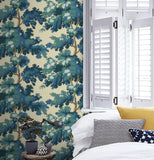 New Unopened Roll Sandberg Raphael Wallpaper in Dark Blue, Originally $174-238