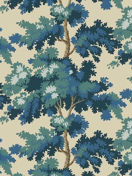 New Unopened Roll Sandberg Raphael Wallpaper in Dark Blue, Originally $174-238