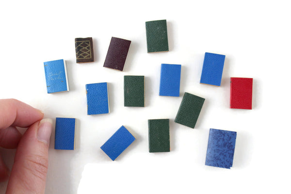 Vintage 1:12 Miniature Dollhouse Lot of 14 Blank Books