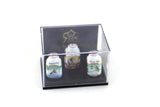 New Vintage 1:12 Miniature Dollhouse Set of 3 Reutter Porzellan Painted Tea Canisters