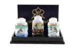 New Vintage 1:12 Miniature Dollhouse Set of 3 Reutter Porzellan Painted Tea Canisters