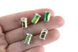 Vintage 1:12 Miniature Dollhouse Set of 5 Cans of Beer