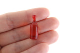 Vintage 1:12 Miniature Dollhouse Set of 6 Colorful Bottles or Decanters