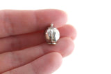 Vintage 1:12 Miniature Dollhouse Silver Teapot