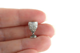 Vintage Miniature Dollhouse Silver Goblet or Chalice