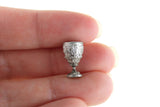 Vintage Miniature Dollhouse Silver Goblet or Chalice