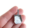 Vintage 1:12 Miniature Dollhouse Silver Metal Dustpan