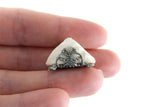 Vintage 1:12 Miniature Dollhouse Silver Filigree Napkin Holder with Napkins