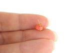Vintage Small Scale Miniature Dollhouse Pink Lantern-Style Basket