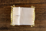Vintage 1:24 Half Scale Miniature Dollhouse Gold Brass Bed