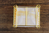 Vintage 1:24 Half Scale Miniature Dollhouse Gold Brass Bed