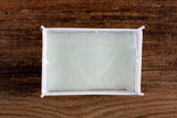 Vintage 1:24 Half Scale Miniature Dollhouse White Wicker Bed