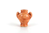 Vintage 1:12 Miniature Dollhouse Terracotta Colored Porcelain Vase