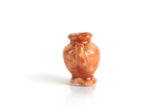 Vintage 1:12 Miniature Dollhouse Terracotta Colored Porcelain Vase