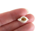 Vintage 1:12 Miniature Dollhouse White Porcelain Swan Planter or Figurine