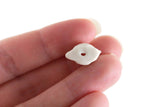 Vintage 1:12 Miniature Dollhouse White Porcelain Swan Planter or Figurine
