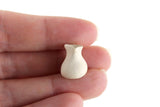 Vintage 1:12 Miniature Dollhouse White Ceramic Pitcher or Vase