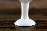 Vintage 1:12 Miniature Dollhouse White Porcelain Bathroom Pedestal Sink