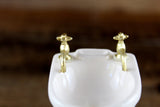 Vintage 1:12 Miniature Dollhouse White Porcelain Bathroom Pedestal Sink