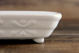 Vintage 1:12 Miniature Dollhouse White Porcelain Bathtub