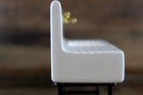 Vintage 1:12 Miniature Dollhouse White Porcelain Farmhouse-Style Sink