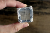 Vintage 1:12 Miniature Dollhouse White Metal Parlor Chair