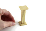 Vintage 1:12 Miniature Dollhouse Wooden Column Display Stand