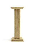 Vintage 1:12 Miniature Dollhouse Wooden Column Display Stand