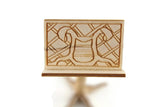 Vintage 1:12 Miniature Dollhouse Carved Wooden Music Stand