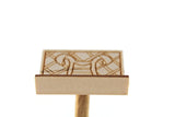 Vintage 1:12 Miniature Dollhouse Carved Wooden Music Stand