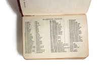 Vintage 1937 French English Pocket Dictionary