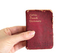 Vintage 1937 French English Pocket Dictionary