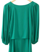 Anthropologie Green Chiffon Tie Front "Valparaiso Dress" by Maeve, Size 4, Originally $158