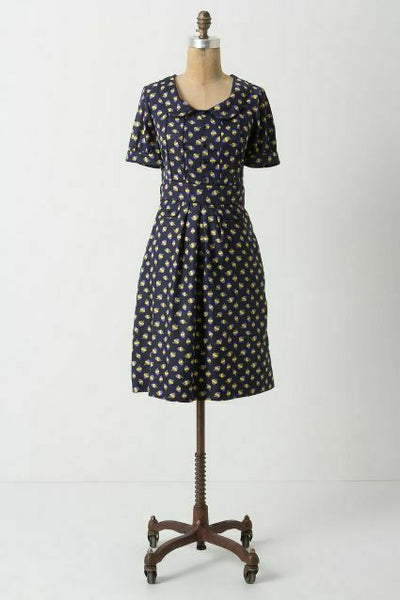 navy blue anthropologie dress Sundays Florence Maxi Dress