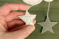 New Plush White Starry Cloud Wall Mobile Ornament by BabyJives Co
