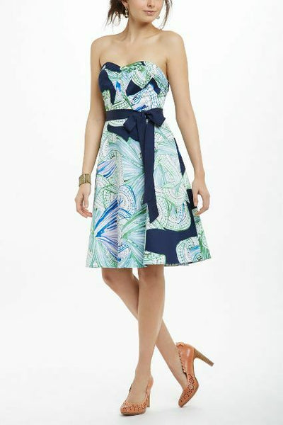 New Anthropologie Blue & Green Print New Anthropologie Blue & Green Print