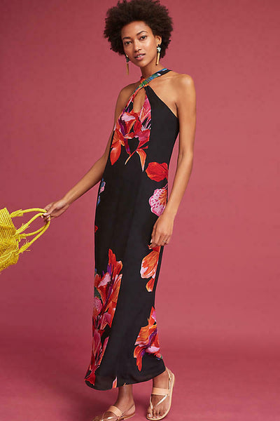 New Anthropologie Black & Pink Floral New Anthropologie Black & Pink Floral