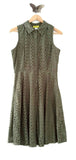 New Modcloth Olive Green Eyelet "Welcome, Weekend! Shirtdress", Size M, Originally $80