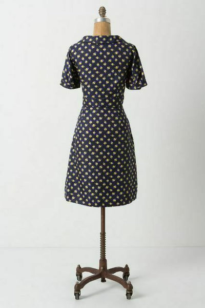 Anthropologie Navy Blue & Purple "Acorn Dress" by Hi There from Karen The Mustard Dandelion Anthropologie Navy Blue & Purple "Acorn Dress" by Hi There from Karen The Mustard Dandelion