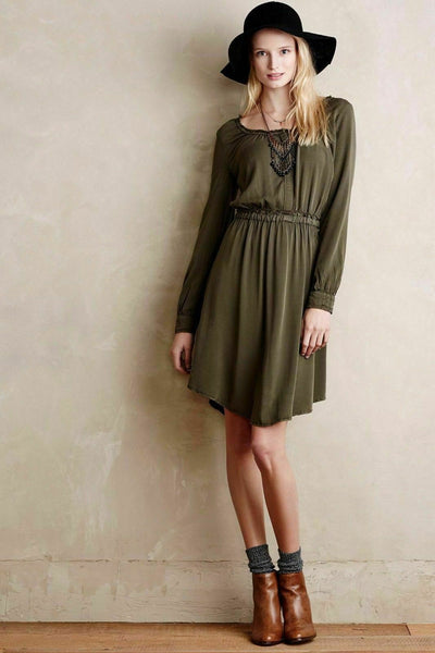 New Anthropologie Olive Green "Ocala Shirtdress" by Holding Horses, Si The Mustard Dandelion New Anthropologie Olive Green "Ocala Shirtdress" by Holding Horses, Si The Mustard Dandelion