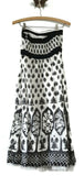 Anthropologie Black & White Print Maxi "Southern Facing Slopes Dress" by Maeve, Size 4, Originally $158