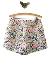New Anthropologie Brocade "Floral Jacquard Shorts" by Cartonnier, Size 6, Originally $128