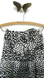 New Anthropologie Black & Silver Geometric Print "Tinseled Jacquard Dress" by Eva Franco, Size 4, Originally $228