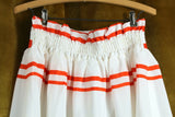 New Modcloth Red & White Striped "Fruit Pie Purveyor Skirt", Size M, Originally $69.99