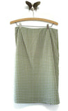 New Anthropologie Green & Purple "Tiled Swing Skirt" by O by Organic, Size 8, Originally $118